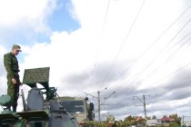 Разведбат вернулся с учений к месту постоянной дислокации