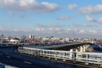 Автомобильная часть метромоста