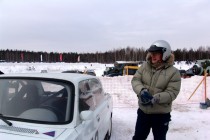 Николай Сатаев. После заезда.