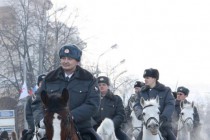 Командир отдельного кавалерийского взвода ГУВД по Нижегородской области Александр Федотов