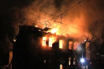 Ликвидация пожара в жилом доме на ул. Костина