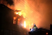 Ликвидация пожара в жилом доме на ул. Костина