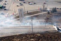 Сообщение о возгорании травы поступило на пульт дежурного 01 из редакции НИА Нижний Новгород