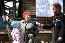 Погорельцы рассказывают, как они спасались из огня 23 марта