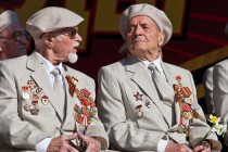 Ветераны на военном параде в Нижнем Новгороде