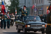 Командующий Парадом полковник Алексей Хлопцев