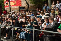 Ветераны на военном параде в Нижнем Новгороде