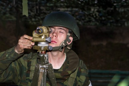 Ночные тактические учения танкового батальона на Гороховецком полигоне