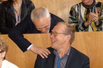 Полномочный представитель  Президента РФ в Приволжском федеральном округе Григорий Рапота и ведущий программы Умники и умницы Юрий Вяземский