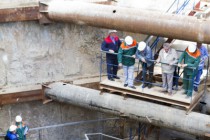 Проходческий щит завершил прокладку второго тоннеля метро