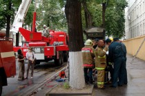 Пожар произошел в НИИТО