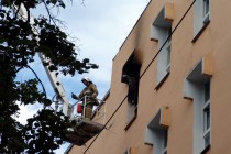 Пожар произошел в кабинете заведующего ожоговым отделением