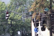 Деревянный двухэтажный дом сгорел на улице Б. Покровская