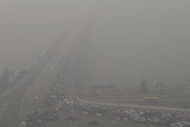 вид на Канавинский мост и заречную часть Нижнего Новгорода