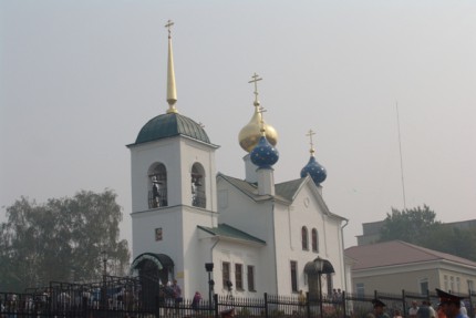 Патриарх Московский и всея Руси Кирилл провел чин освящения Покровского храма в г. Лукоянов Нижегородской области