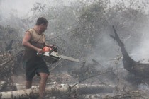 Локализация торфяного пожара