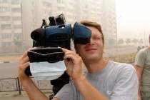 Короткие минуты отдыха для журналистов. Александр Стефанюк. Телекомпания НТВ