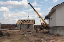 Строительство новых домов для погорельцев