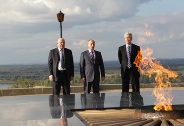 Владимир Путин в ходе визита в Нижегородскую область 13 сентября осмотрел достопримечательности Нижегородского кремля