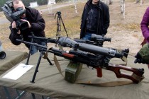Демонстрация оружия состоящего на вооружении Российской Армии