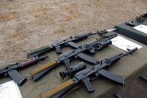 Демонстрация оружия состоящего на вооружении Российской Армии