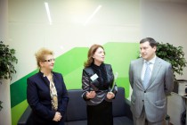 Председатель Волго-Вятского банка Ирина Кудрявцева и глава города Нижнего Новгорода Олег Сорокин