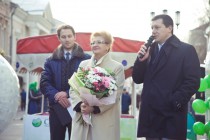 Председатель Волго-Вятского банка Ирина Кудрявцева и глава города Нижнего Новгорода Олег Сорокин