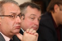 Депутаты Алексей Гойхман и Игорь Тюрин (слева направо)