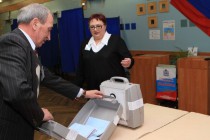 Вскрытие урн для голосования на дому