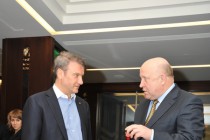 Губернатор Нижегородской области Валерий Шанцев, президент Сбербанка России Герман Греф