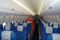 Sukhoi SuperJet 100. Вид внутри