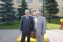 Губернатор Нижегородской области Валерий Шанцев и глава МСУ городского округа Семенов Николай Коротков