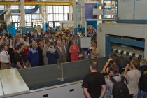 Торжественный запуск пресса гидроэластичной штамповки Quintus FlexForm