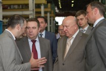 Кирилл Эпштейн, Алексей Рахманов, Валерий Шанцев и Дмитрий Сватковский (слева направо)