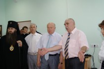 Валерий Шанцев и Михаил Грошев на открытии библиотеки