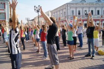 Общегородская студенческая зарядка