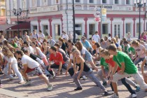 Общегородская студенческая зарядка