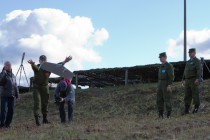 Военные запускают беспилотный летательный аппарат модели ZALA 421-08