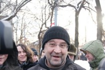 Музыкант Юрий Шевчук посетил протестный митинг КПРФ в Нижнем Новгороде