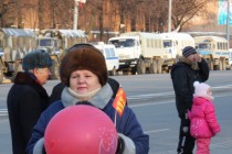 Участники митинга начали собраться на него за 30 минут до начала