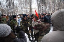 Задержание участников митинга