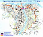 Схема нижегородского метро