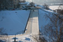 Пешеходный мост на набережной Феодоровского