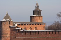 Северная и Часовая башни Нижегородского кремля