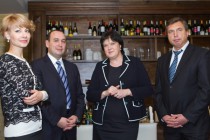 Наталья Суханова, Денис Лабуза, Ирина Богданова и Владимир Соловьев (слева направо)