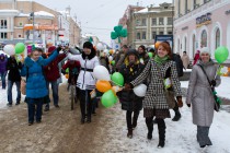 Парад в честь Дня святого Патрика в Нижнем Новгороде
