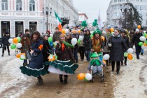 Парад в честь Дня святого Патрика в Нижнем Новгороде