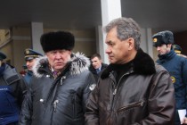 Губернатор Нижегородской области Валерий Шанцев и глава МЧС России Сергей Шойгу