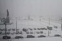 Мощный снегопад обрушился 5 апреля на Нижний Новгород