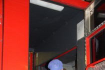 В ходе экскурсии все школьники посидели в пожарной машине